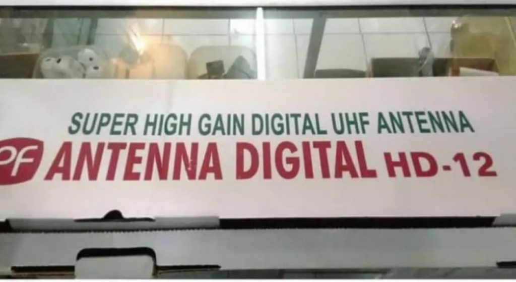 antena uhf digital hd 12